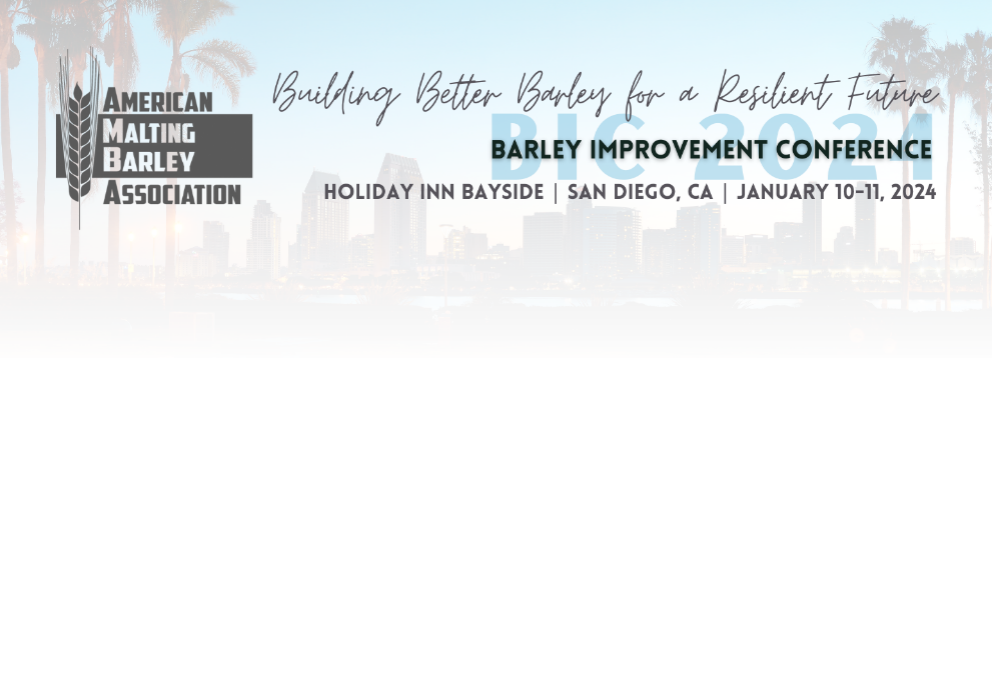 Barley Improvement Conference 2024 - Conference Program