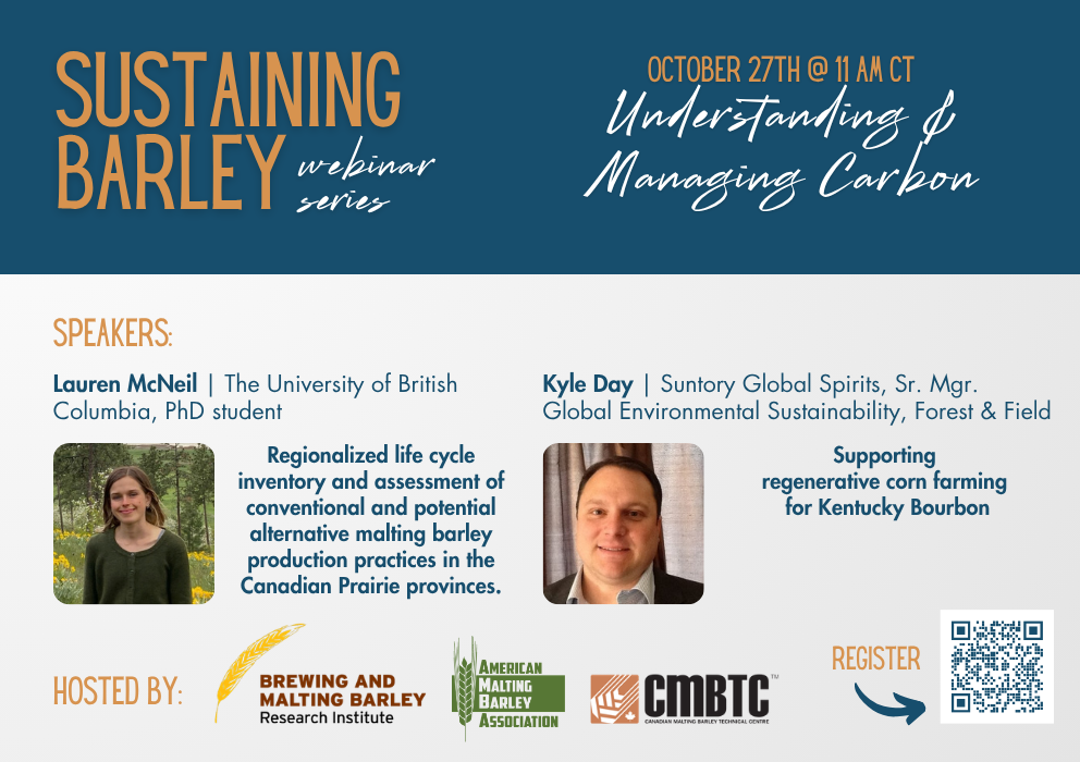 Sustaining Barley Webinar Series | Understanding and Managing Carbon